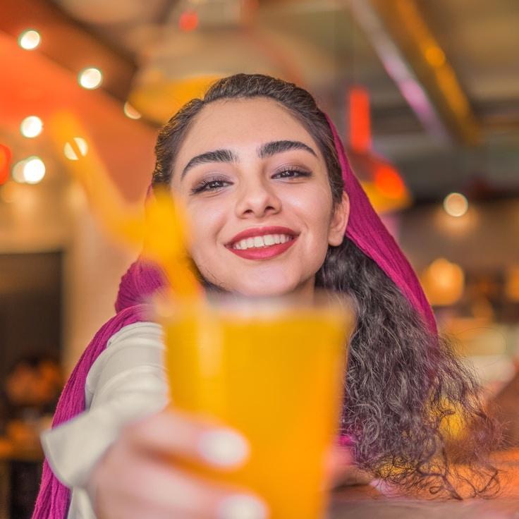 Portrait of Priya Kapoor, group coordinator and fusion cooking expert